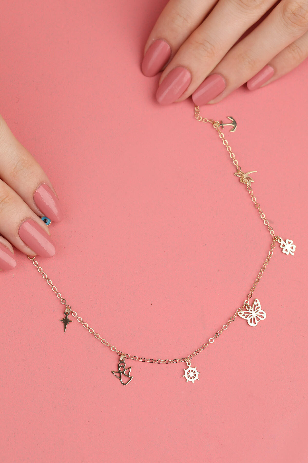 14 Ayar Altın Figürlü Halhal