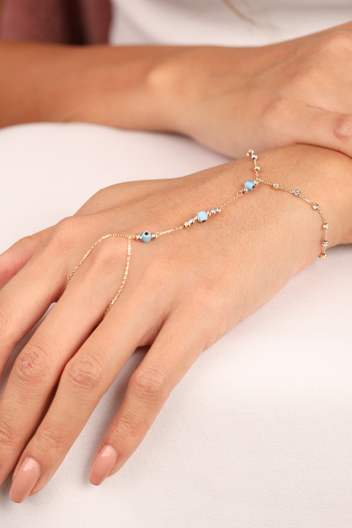 14 Ayar Altın Dorika Göz Şahmeran