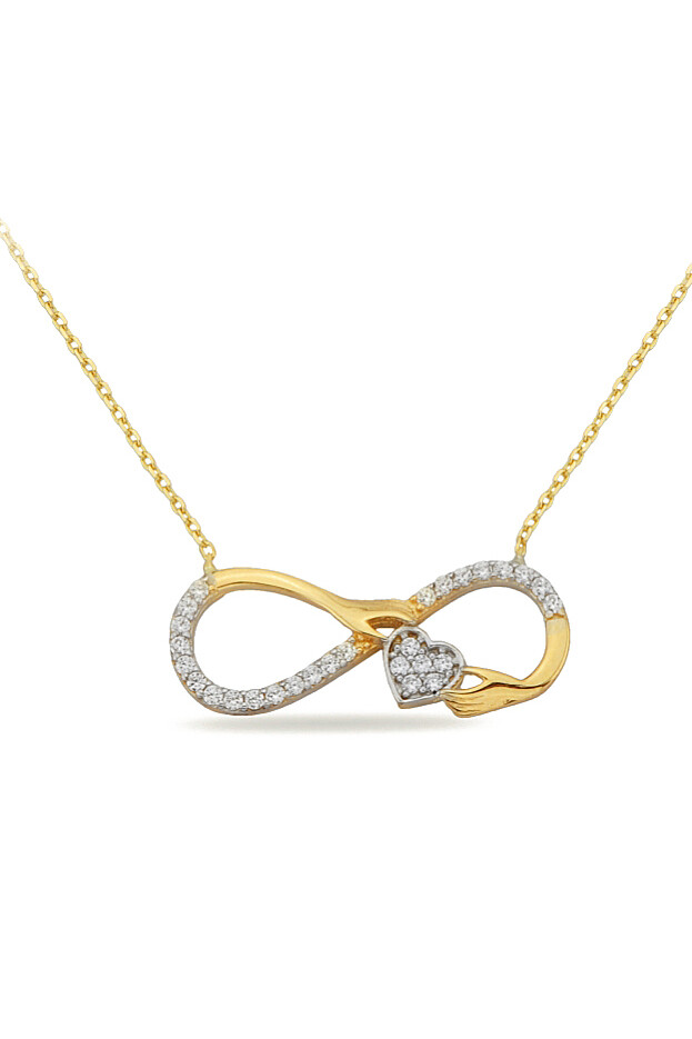 14 Ayar Altın Sonsuzluk Kolye
