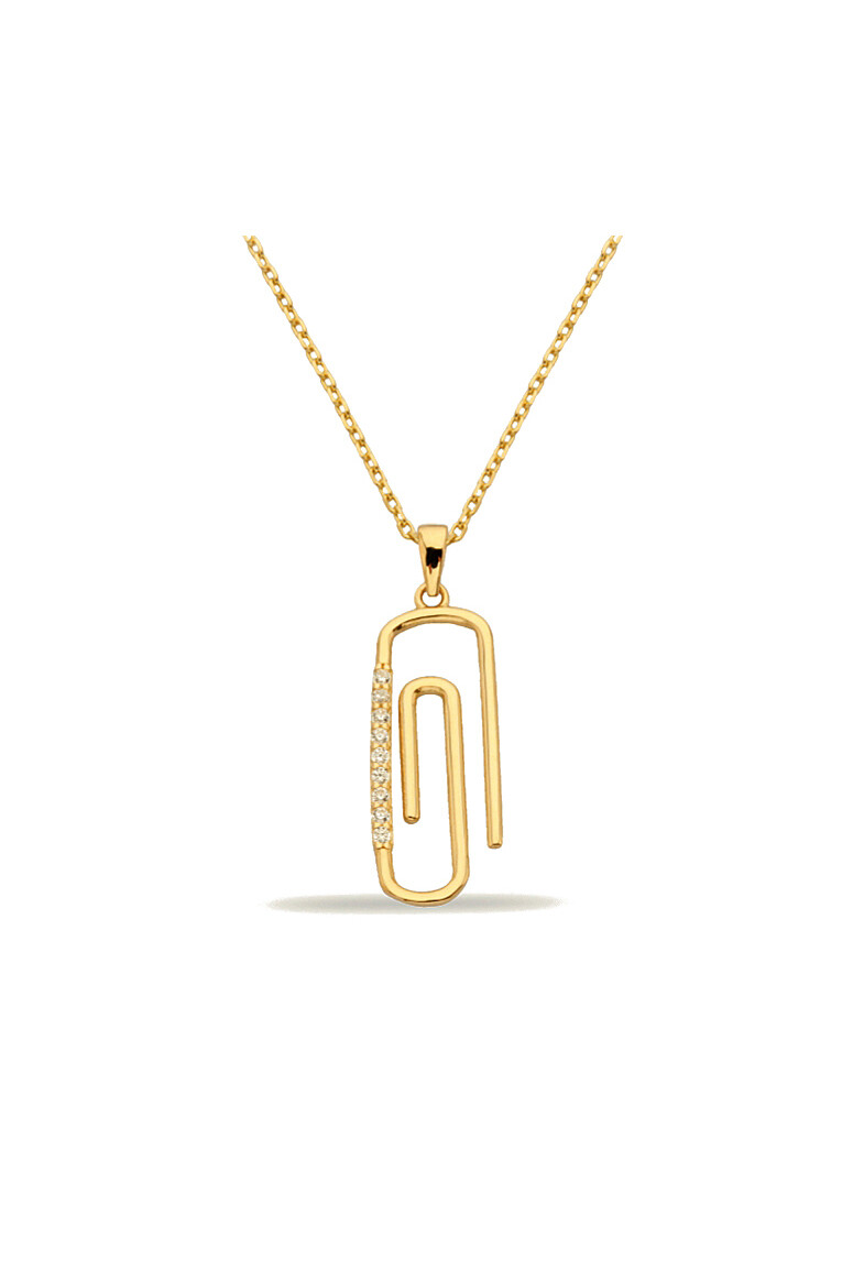 14 Ayar Altın Ataç Kolye