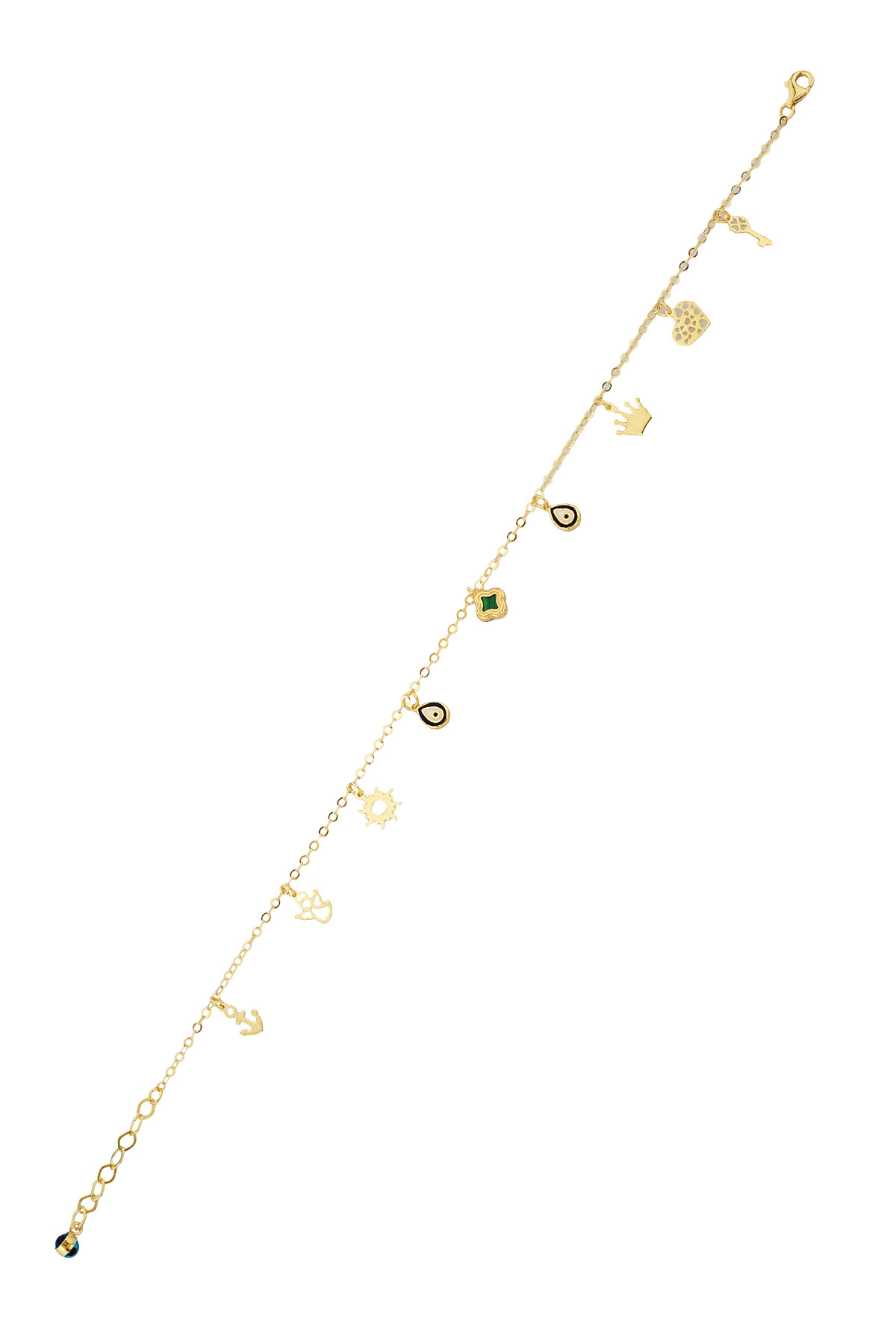 14 Ayar Altın Mineli Halhal