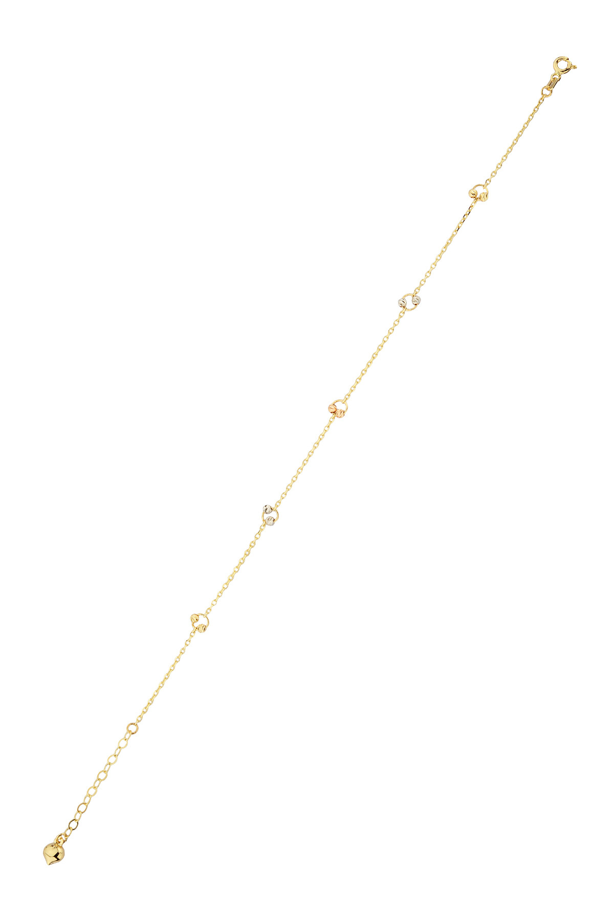 14 Ayar Altın Yuvarlak Dorikalı Halhal