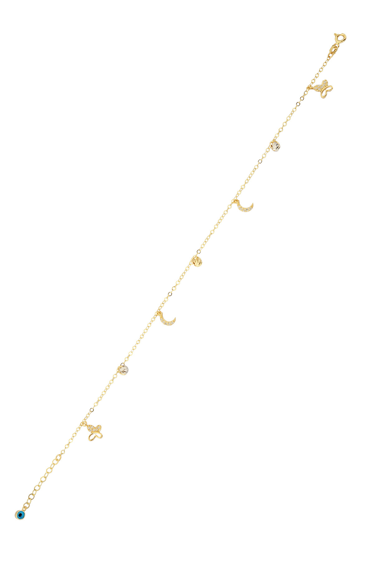 14 Ayar Altın Hilal Figürlü Halhal