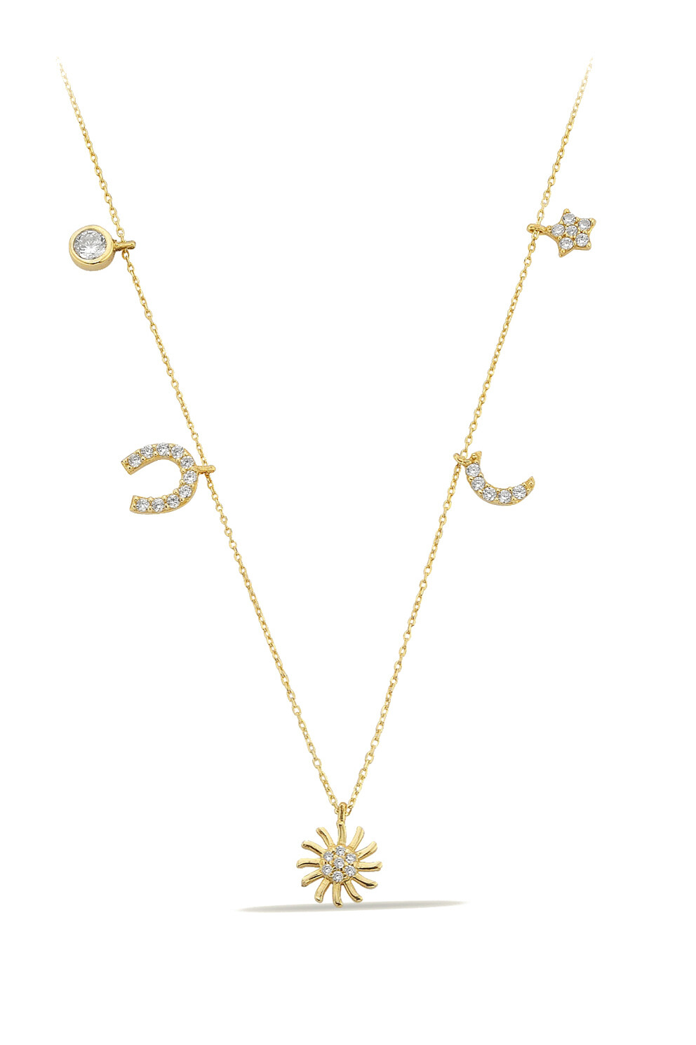 14 Ayar Altın Kalp Kolye