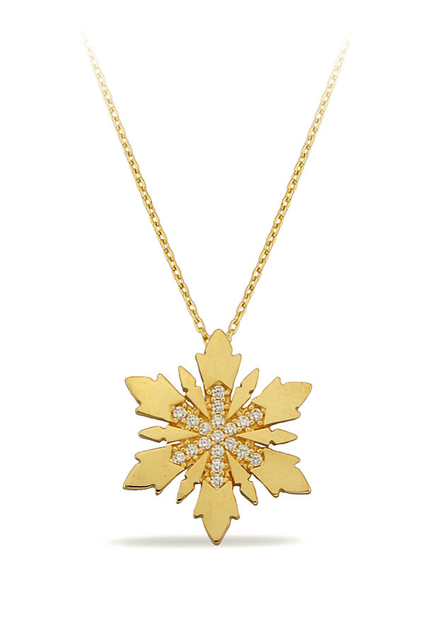 14 Ayar Altın Kartanesi Kolye