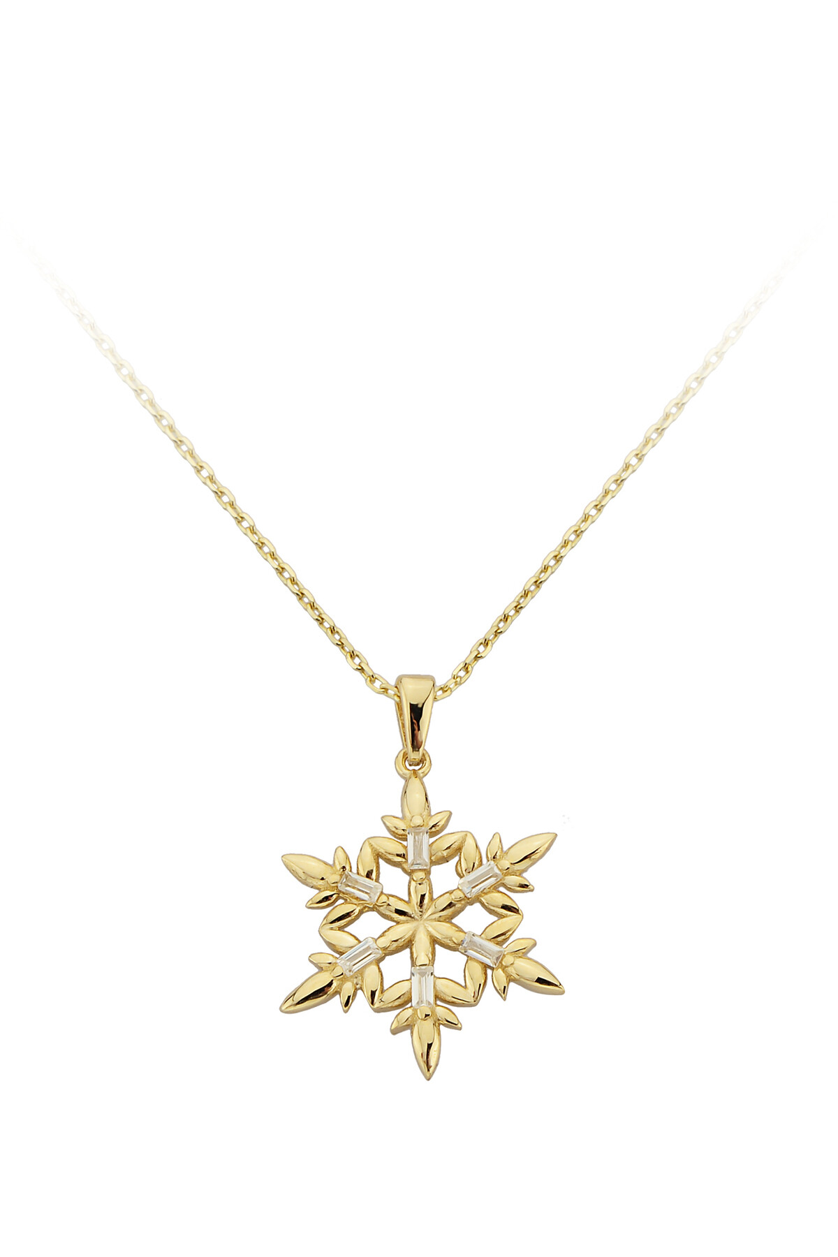 14 Ayar Altın Kartanesi Kolye