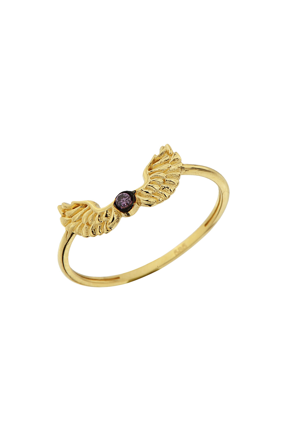 14 Ayar Altın Melek Yüzük