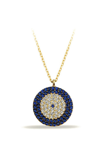 14 Ayar Altın Nazar Kolye