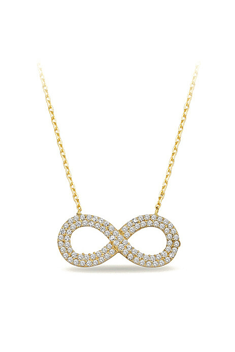 14 Ayar Altın Sonsuzluk Kolye