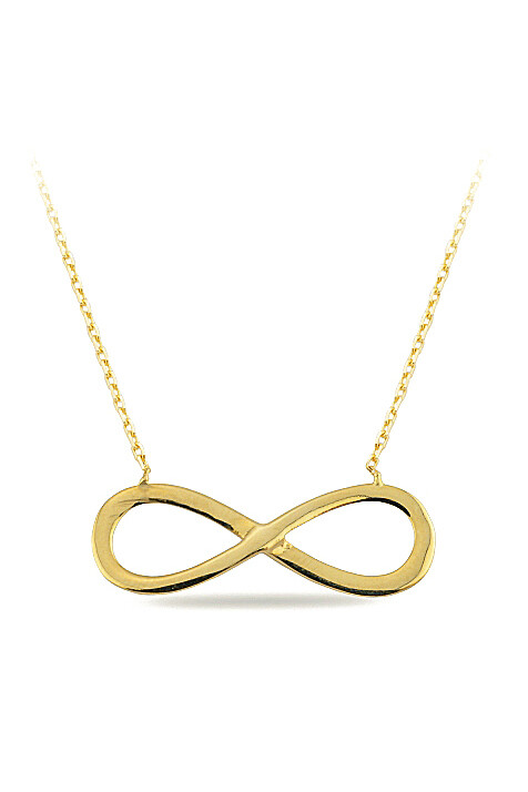 14 Ayar Altın Sonsuzluk Kolye
