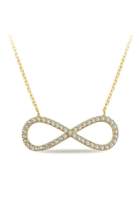 14 Ayar Altın Sonsuzluk Kolye