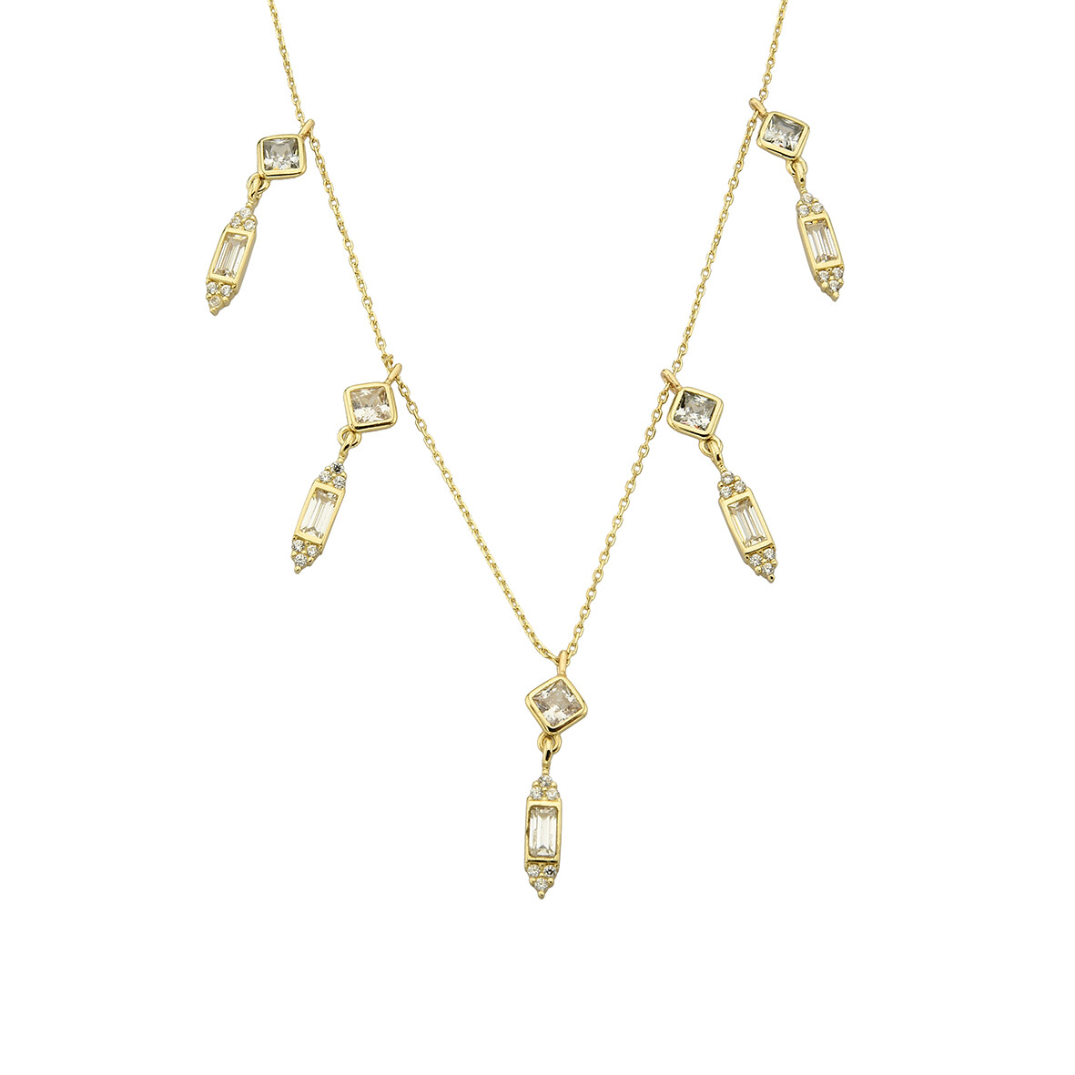 14 Ayar Altın Sallantılı Kolye