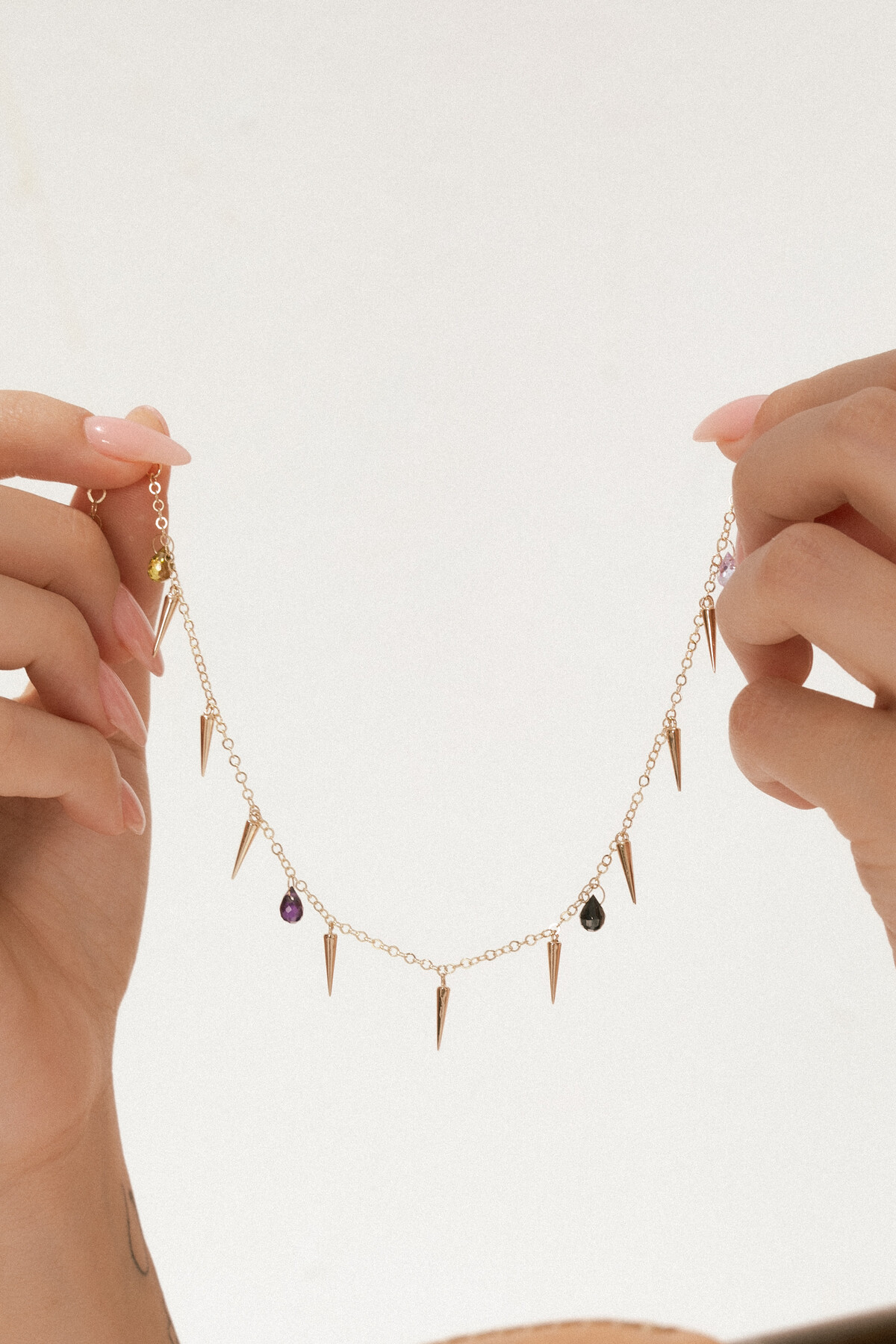 14 Ayar Altın Üçgen Halhal