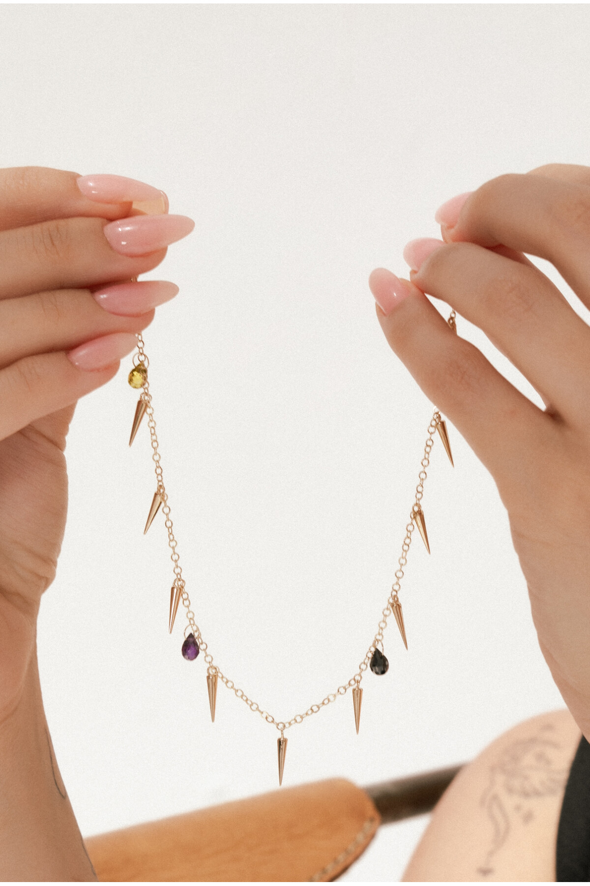 14 Ayar Altın Üçgen Halhal