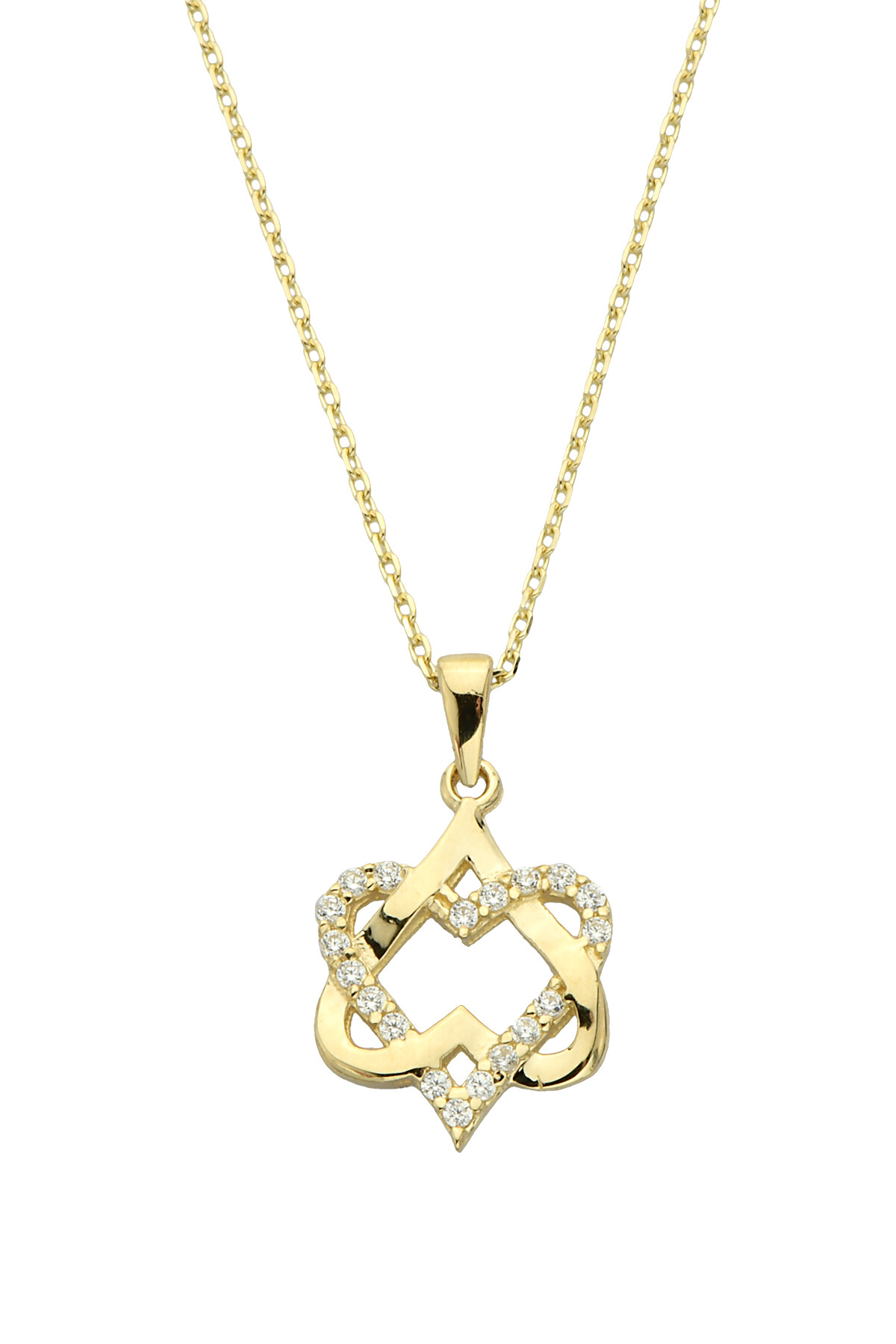 14 Ayar Altın Kalp Kolye