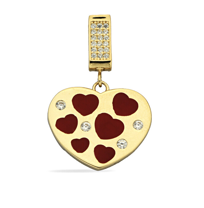 14 Ayar Altın Kalp Kolye Ucu