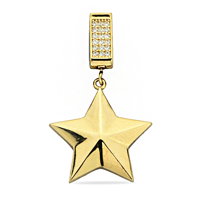 14 Ayar Altın Yıldız Kolye Ucu