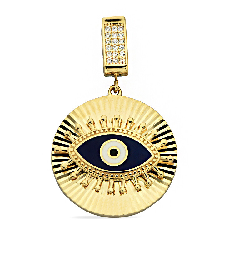 14 Ayar Altın Göz Kolye Ucu