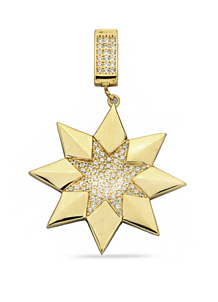 14 Ayar Altın Yıldız Kolye Ucu