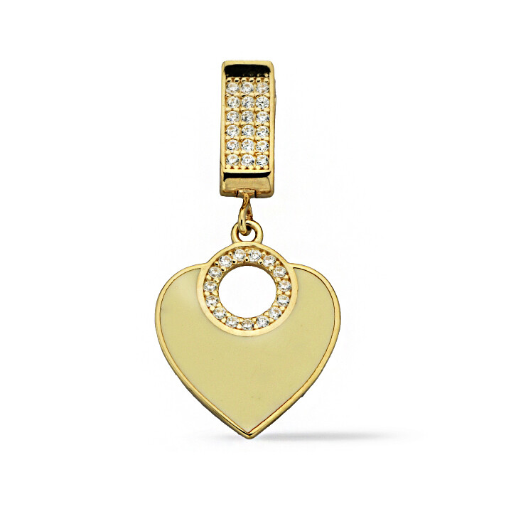 14 Ayar Altın Kalp Kolye Ucu