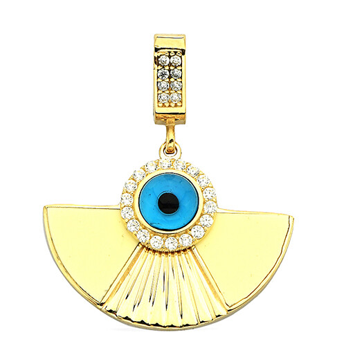 14 Ayar Altın Göz Kolye Ucu