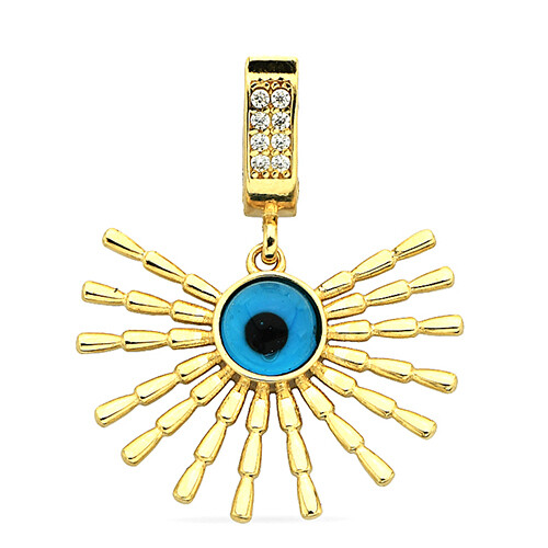 14 Ayar Altın Göz Kolye Ucu