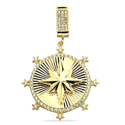 14 Ayar Altın Yıldız Kolye Ucu