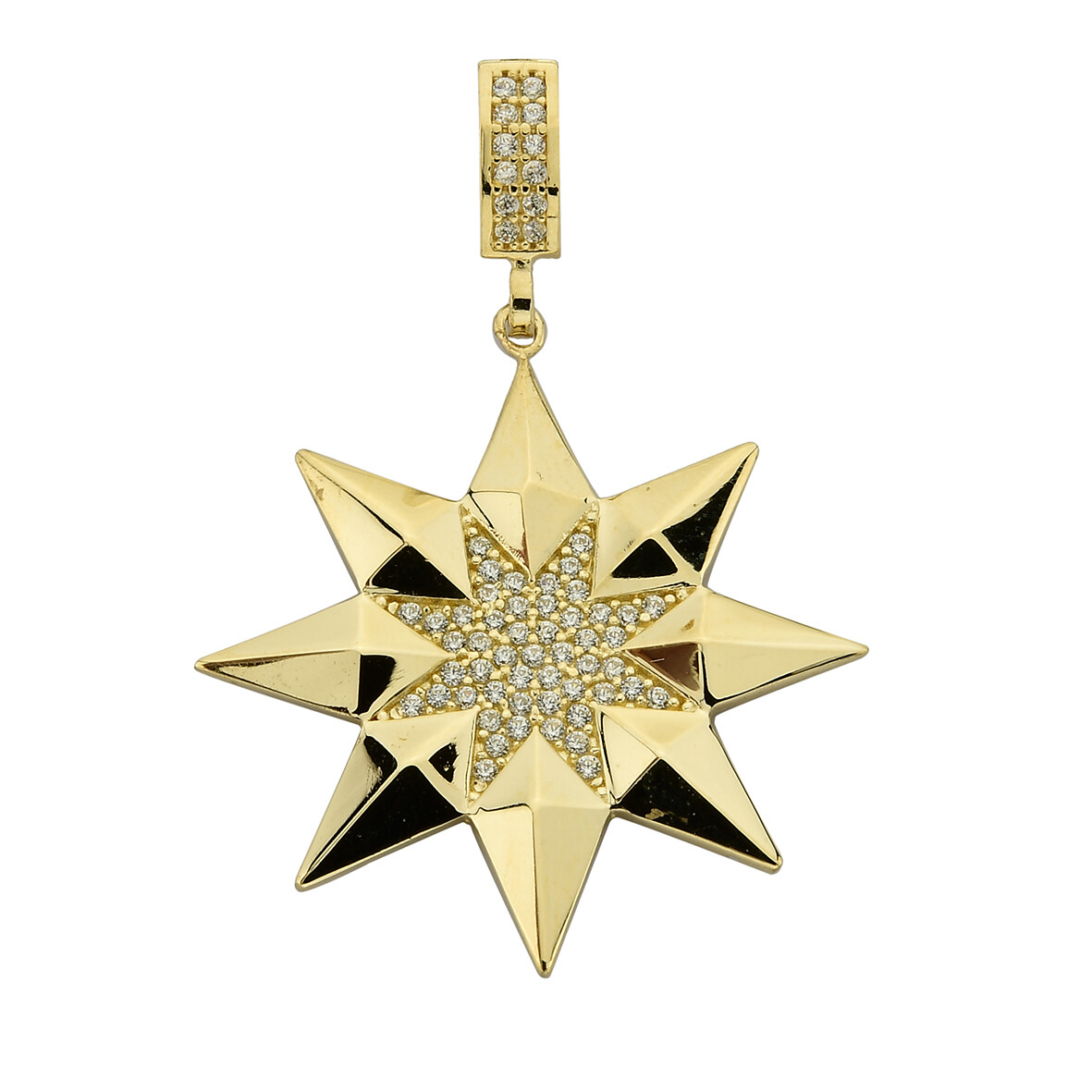 14 Ayar Altın Yıldız Kolye Ucu