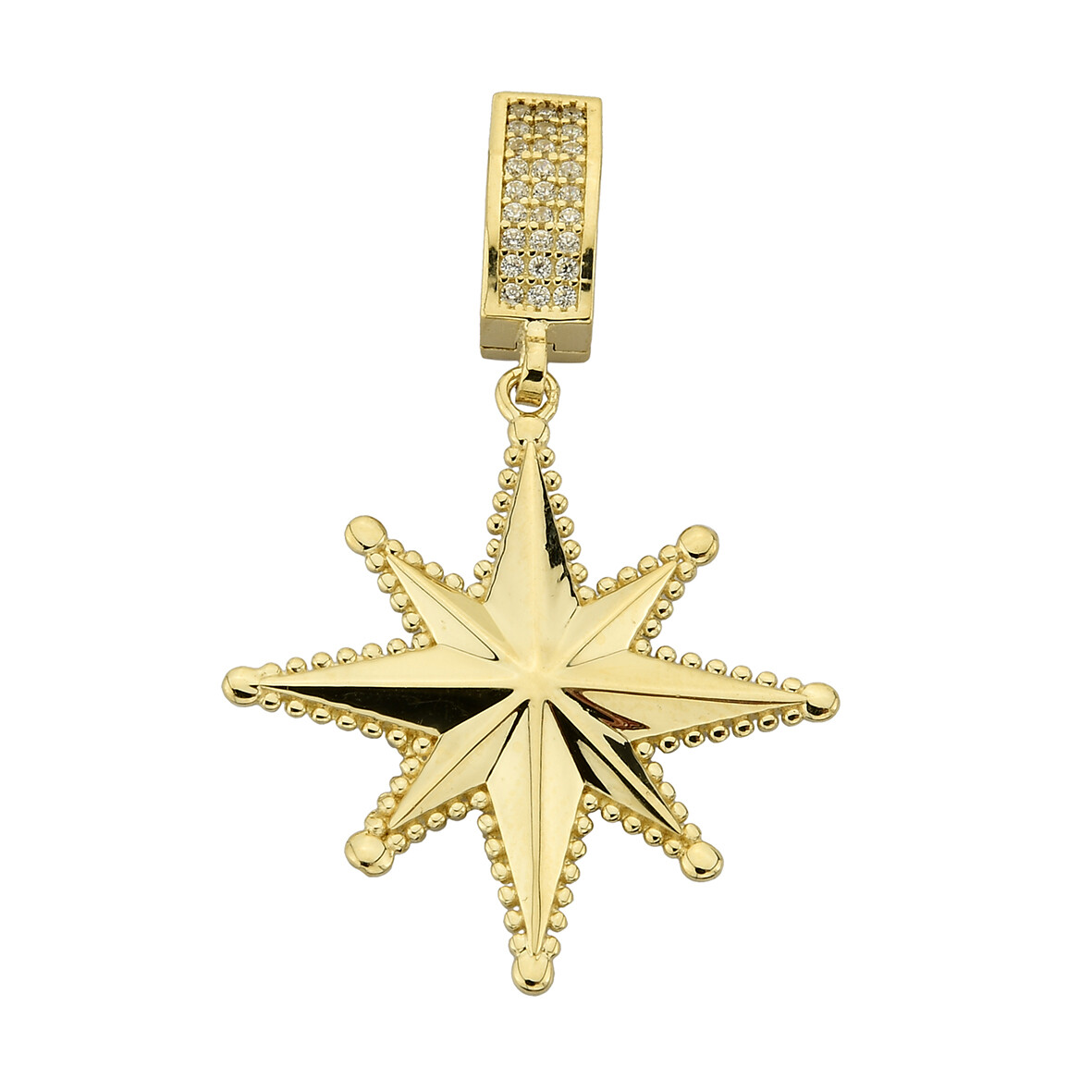 14 Ayar Altın Yıldız Kolye Ucu