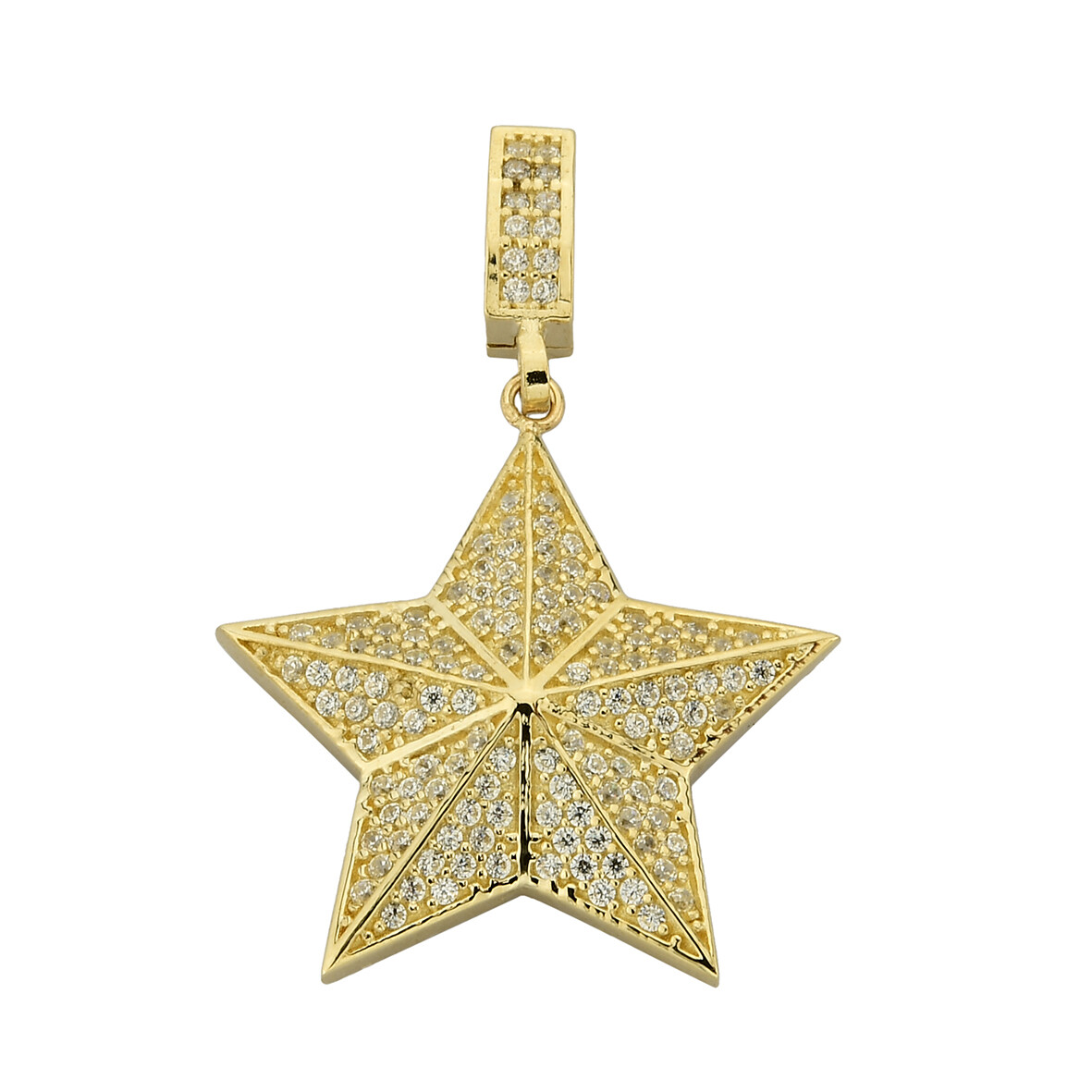 14 Ayar Altın Yıldız Kolye Ucu