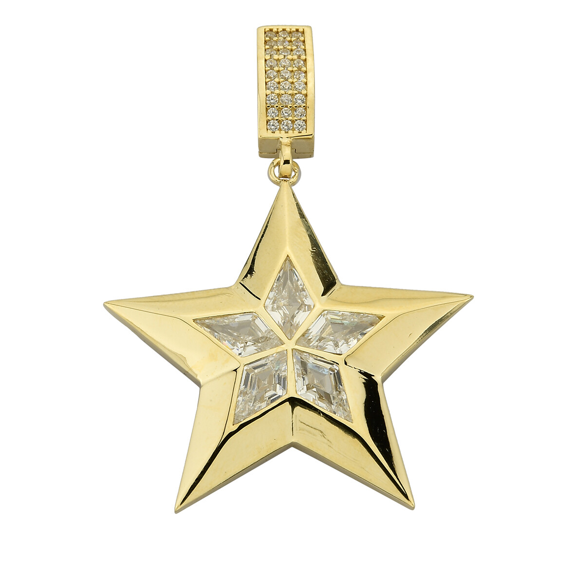 14 Ayar Altın Yıldız Kolye Ucu