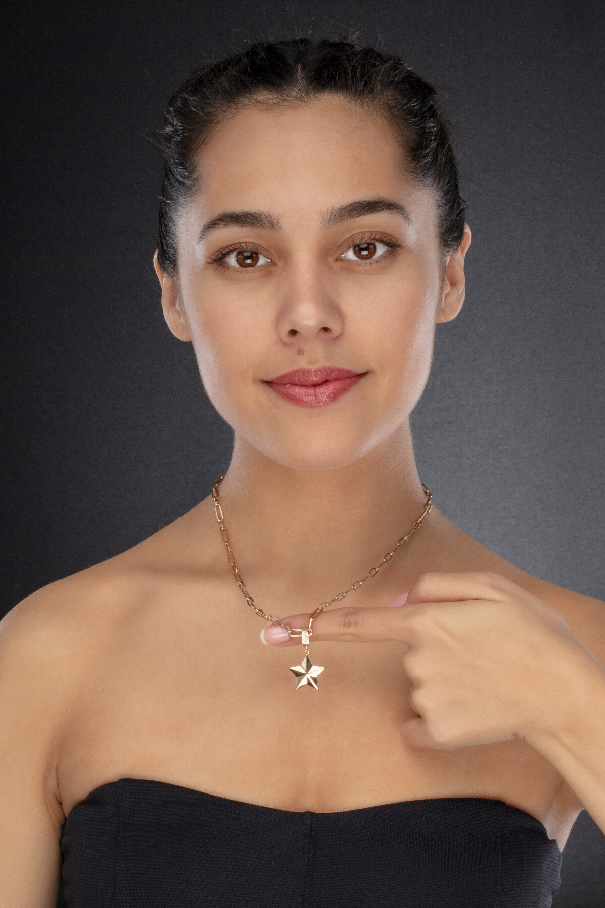 14 Ayar Altın Yıldız Kolye Ucu