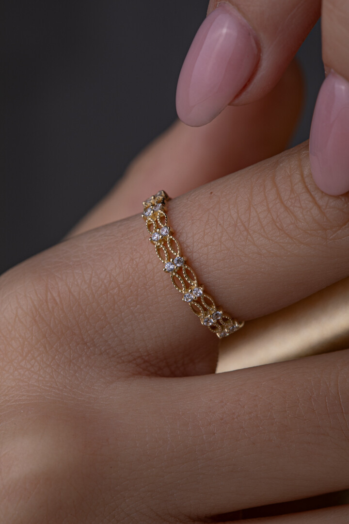 14 Ayar Altın Trend Yüzük