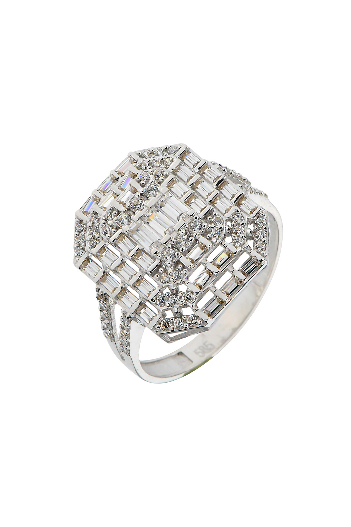 14 Ayar Altın Baget Yüzük