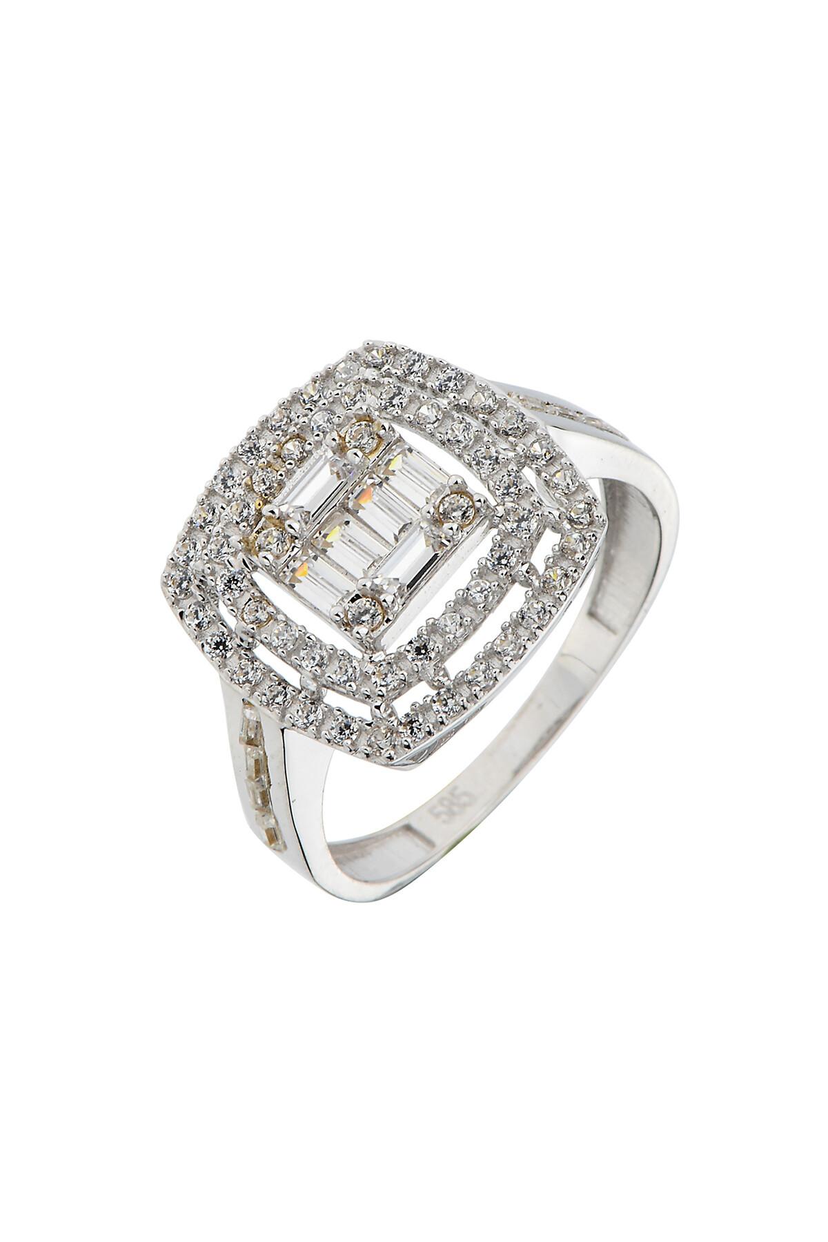 14 Ayar Altın Baget Yüzük