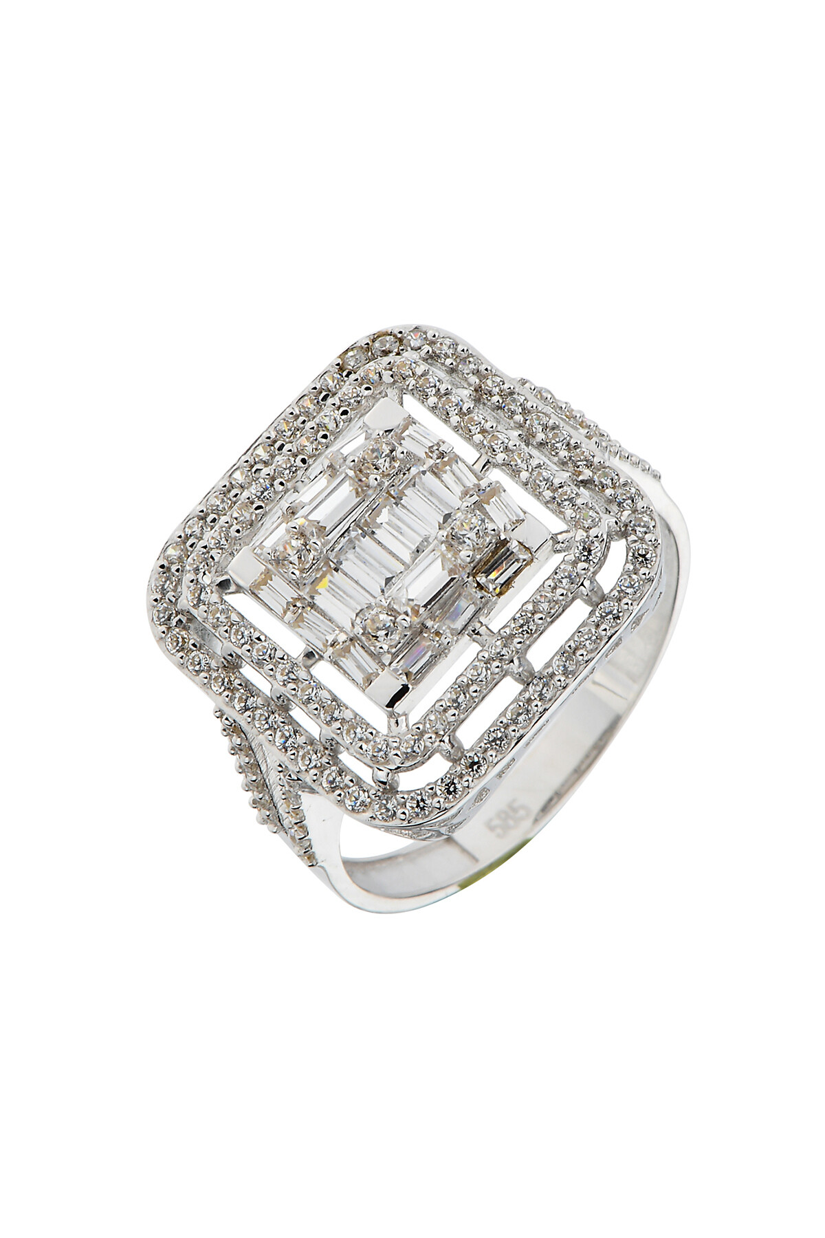 14 Ayar Altın Baget Yüzük