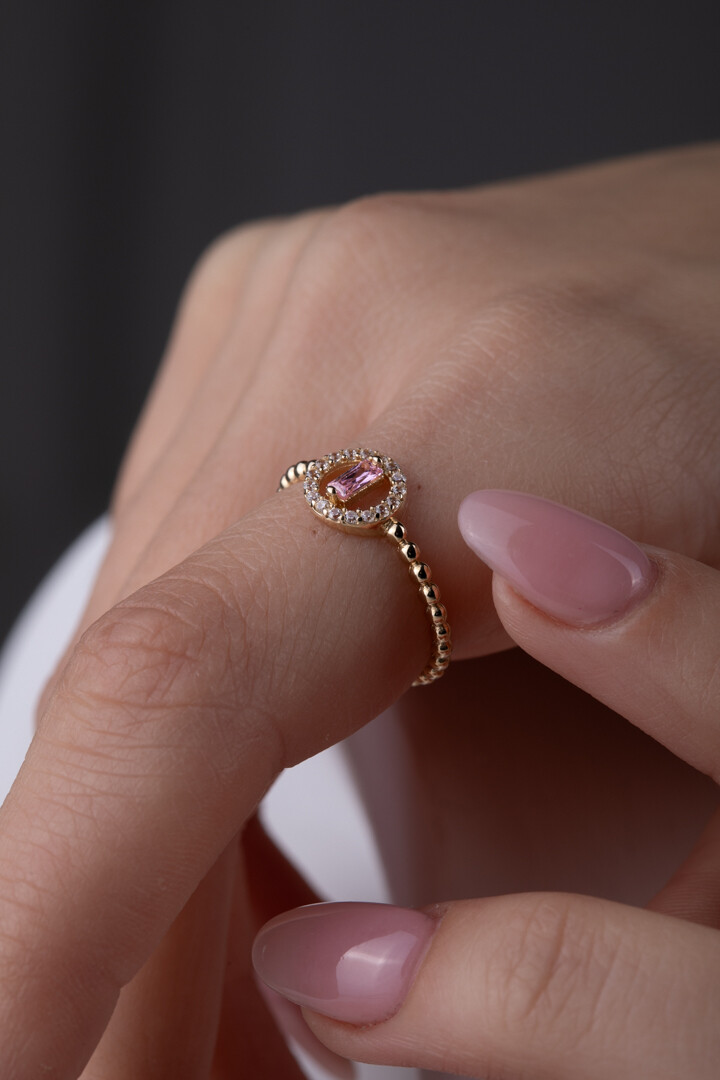 14 Ayar Altın Baget Yüzük