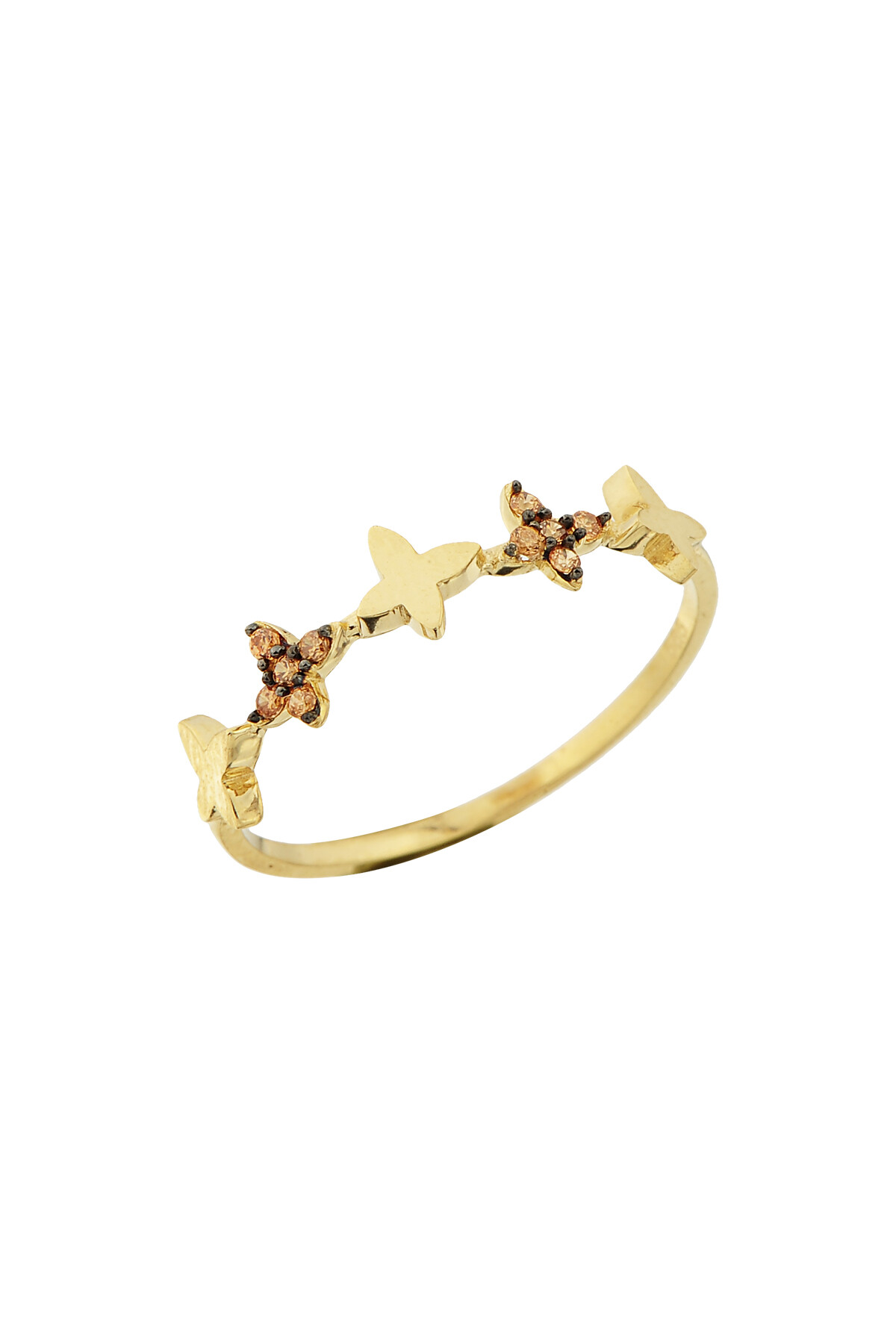 14 Ayar Altın Kelebek Yüzük