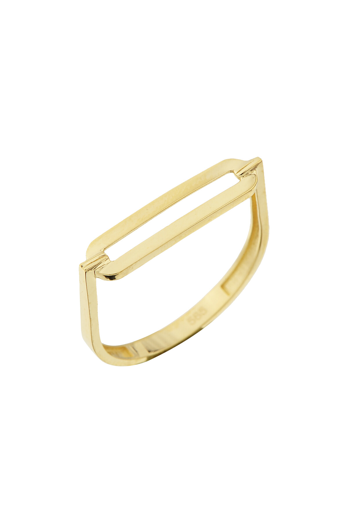 14 Ayar Altın Ataç Taşsız Yüzük