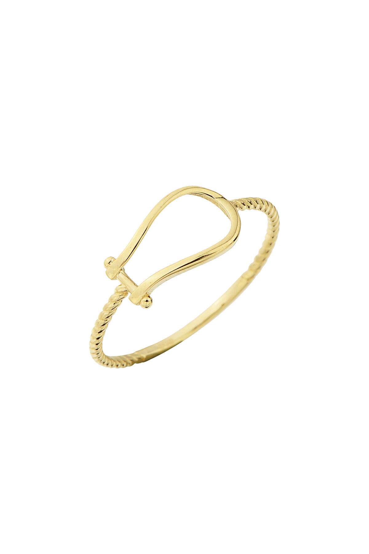 14 Ayar Altın Kemer Yüzük