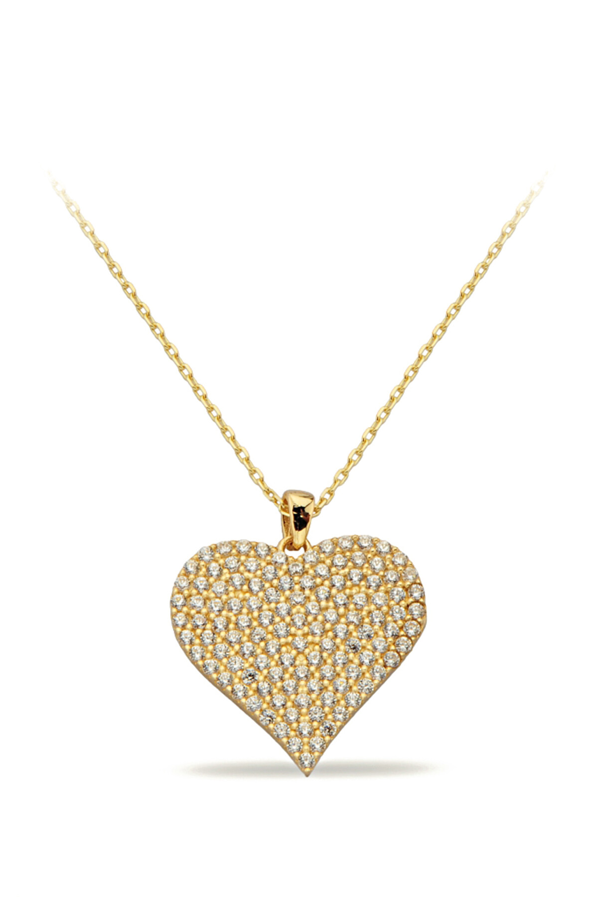 14 Ayar Altın Kalp Kolye