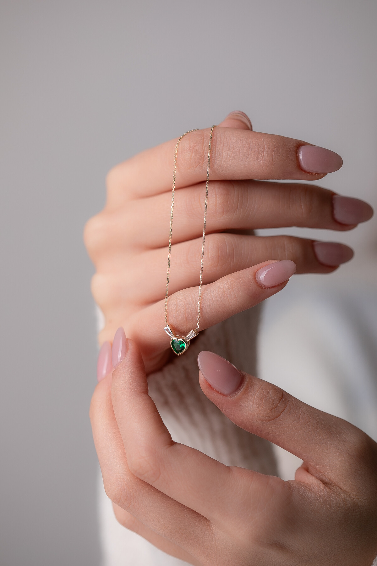 14 Ayar Altın Kalp Kolye