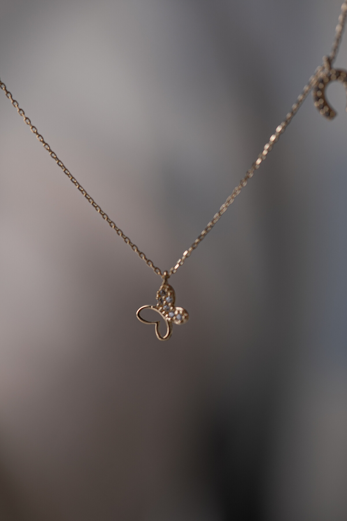 14 Ayar Altın Kalp Şans Kolye