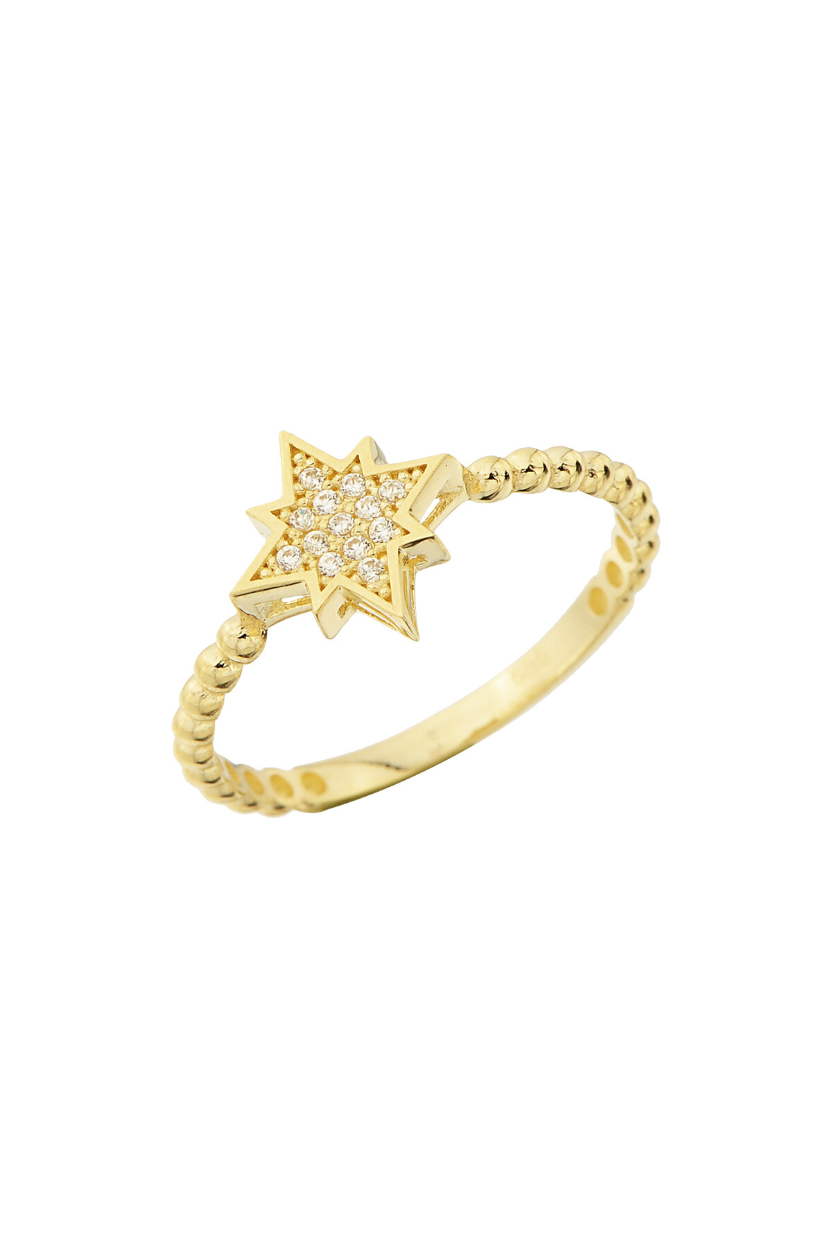 14 Ayar Altın Kuzey Yıldızı Yüzük