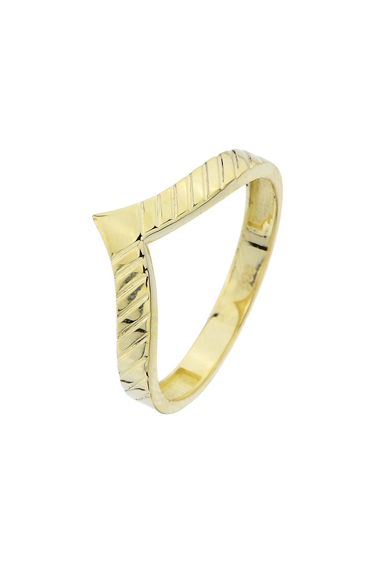 14 Ayar Altın Sade Taşsız Yüzük