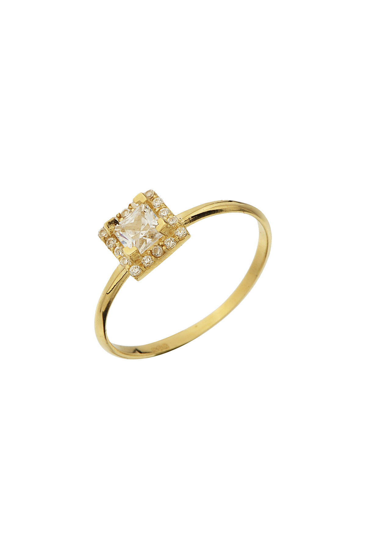 14 Ayar Altın Mini Baget Yüzük