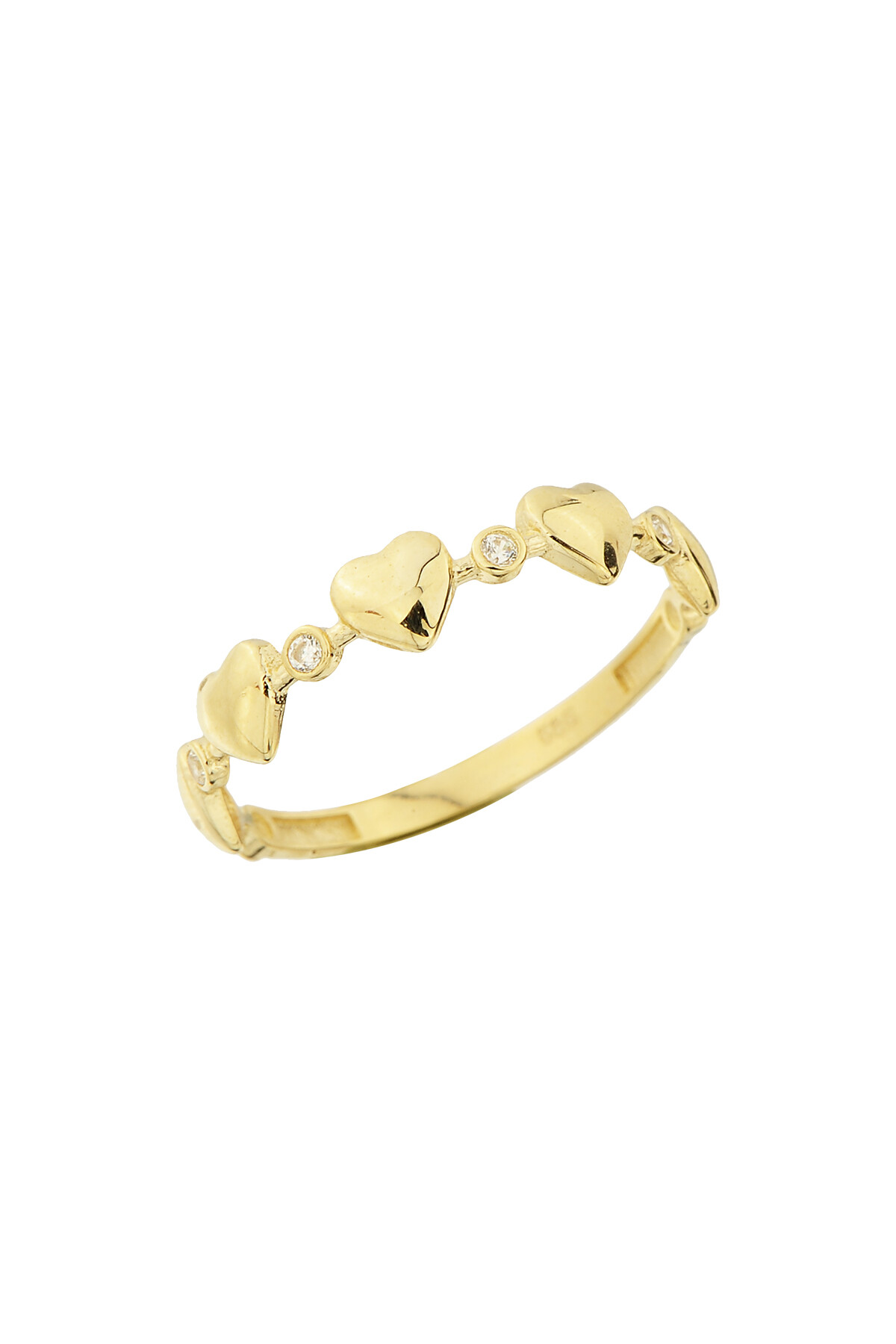 14 Ayar Altın Kalp Yüzük