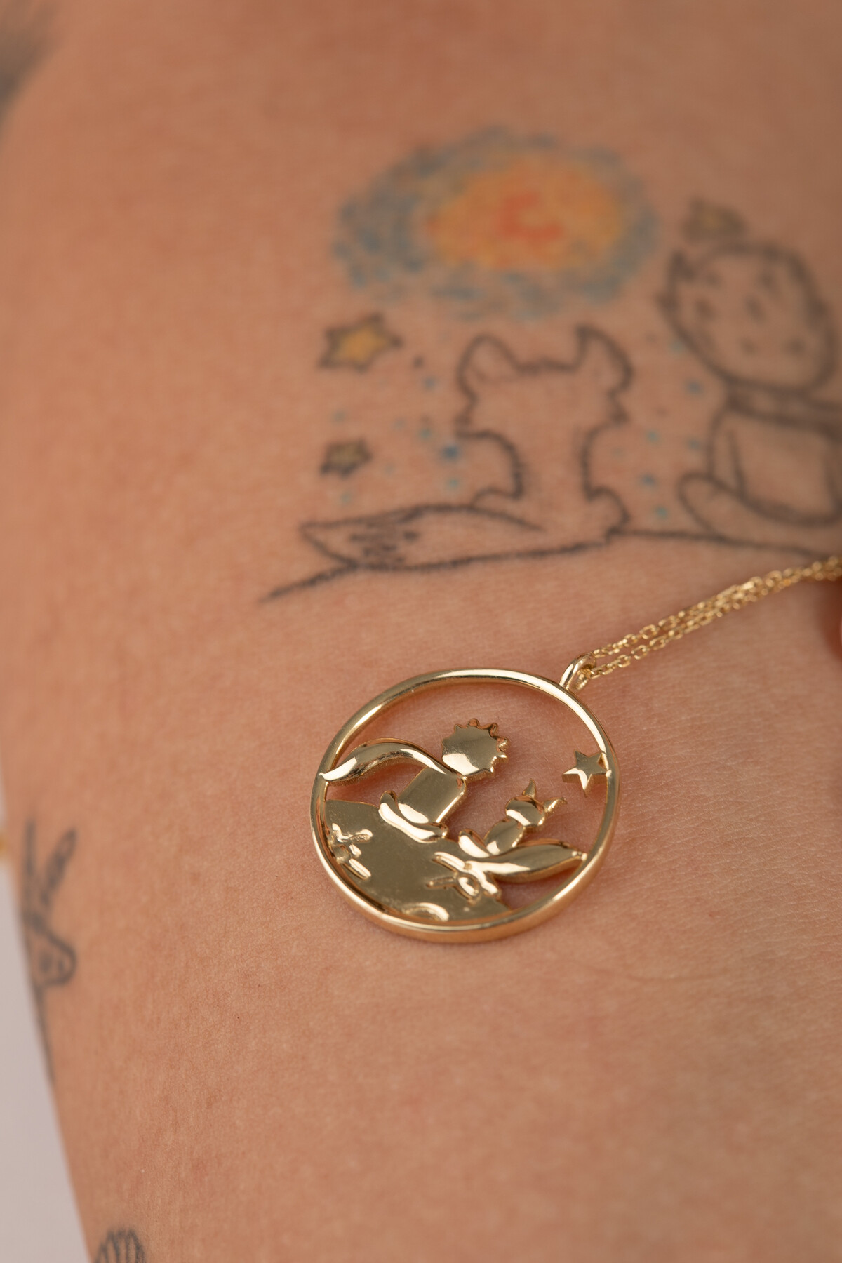 14 Ayar Altın Prens Kolye