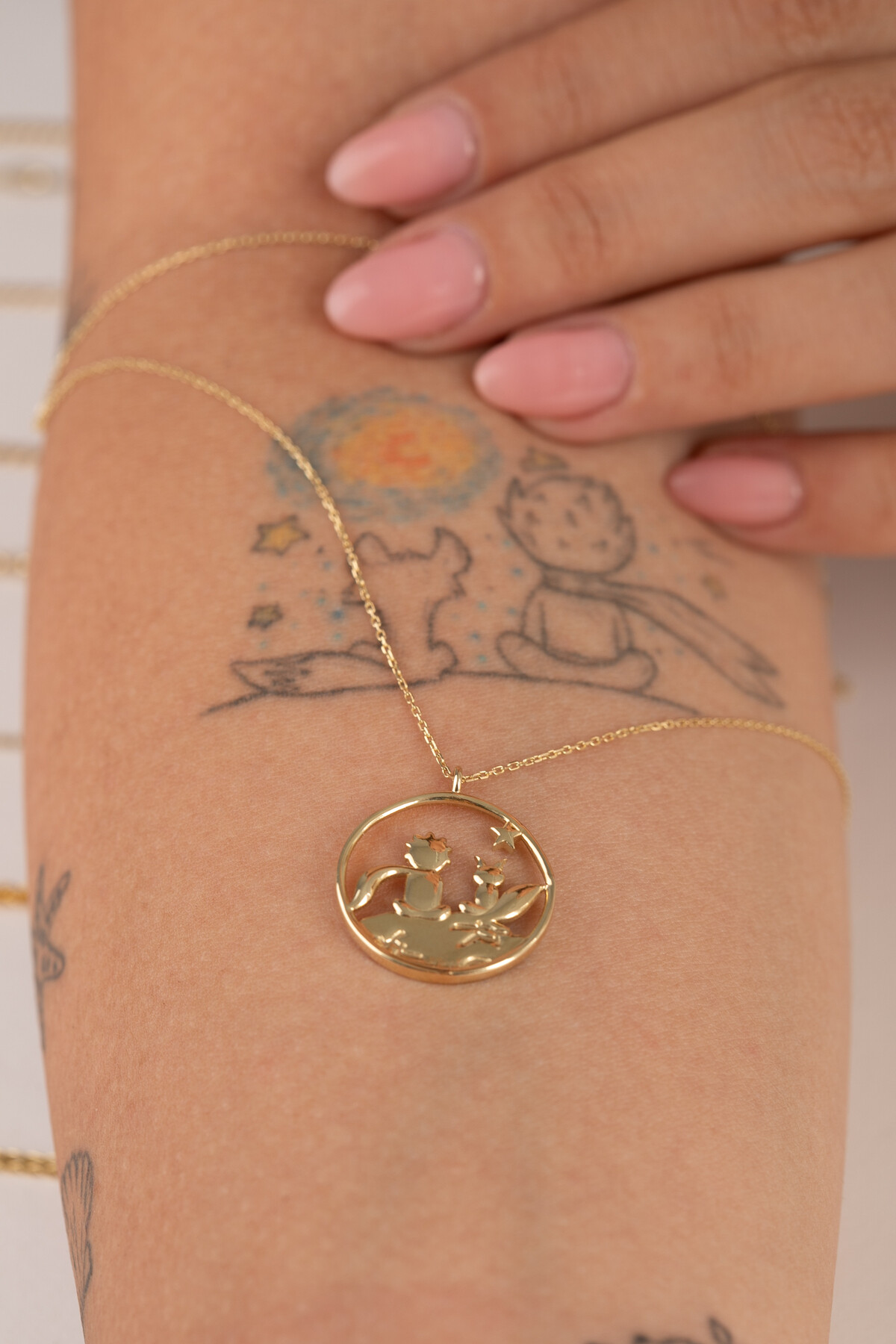 14 Ayar Altın Prens Kolye