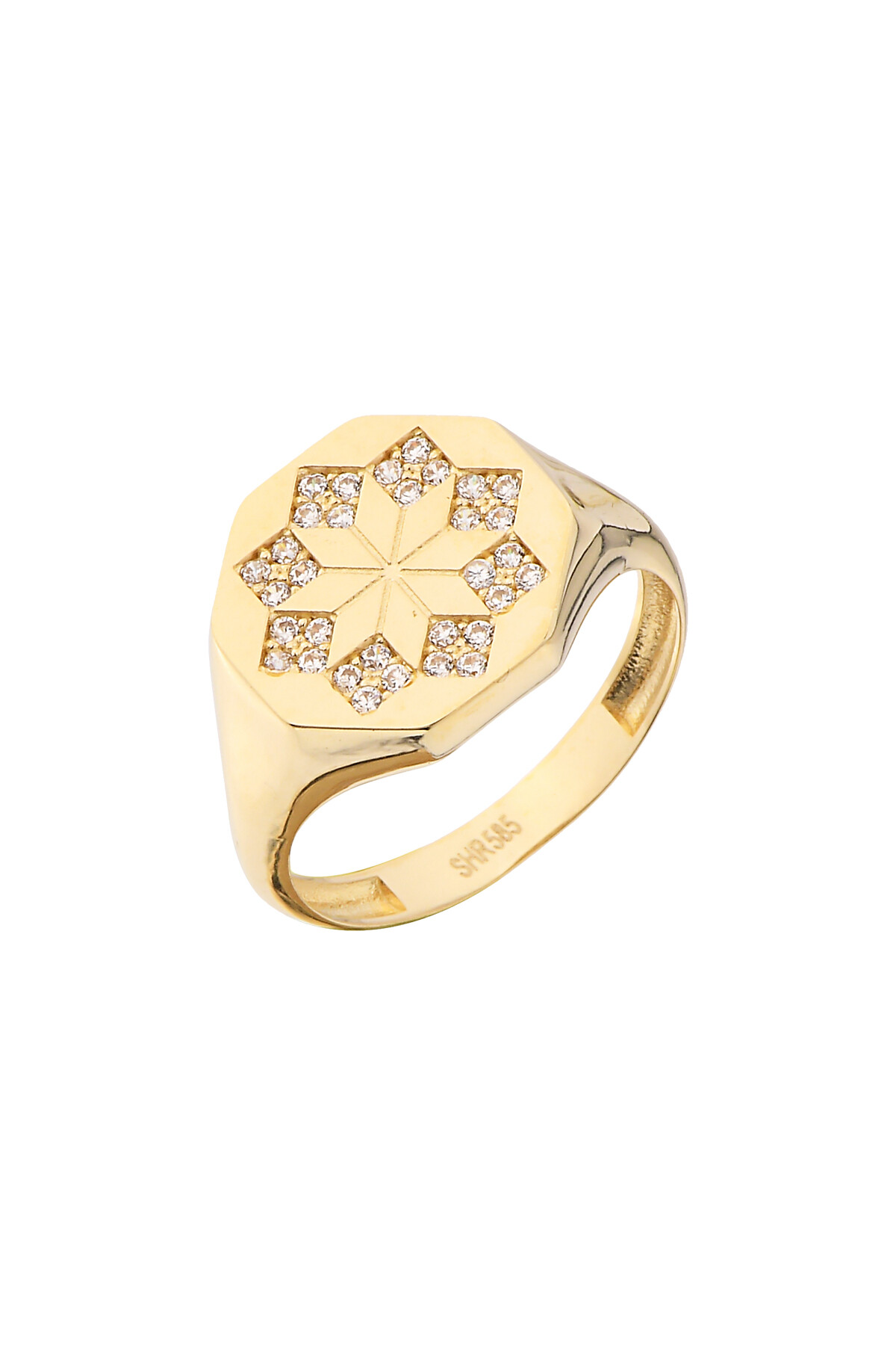 14 Ayar Altın Yıldız Yüzük